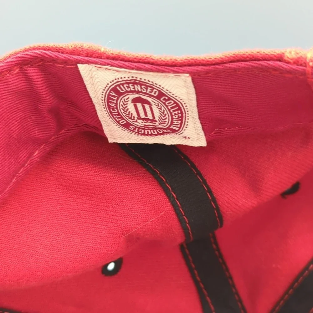 Wisconsin Badgers Hat Cap '47 Brand Block Letter Large Logo Snapback Red OS
